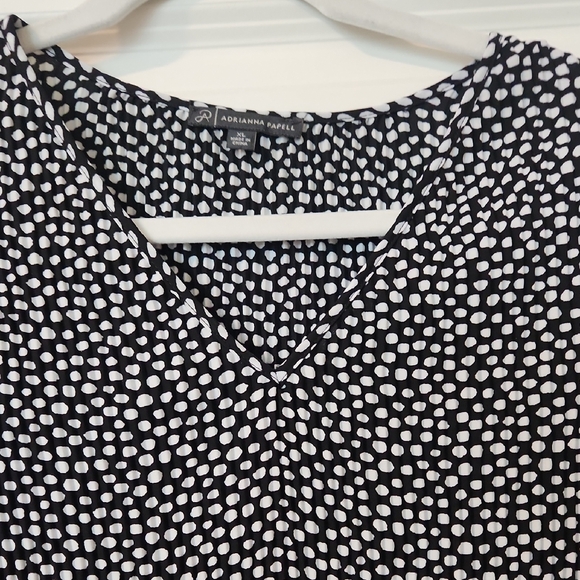 Adrianna Papell Black and White Blouse - Picture 5 of 5